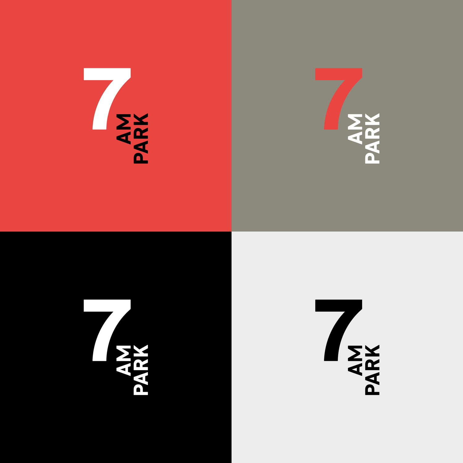 Corporate Design, Logo für unterschiedlichen Einsatz: sw, negativ, positiv und auf farbigem Hintergrund