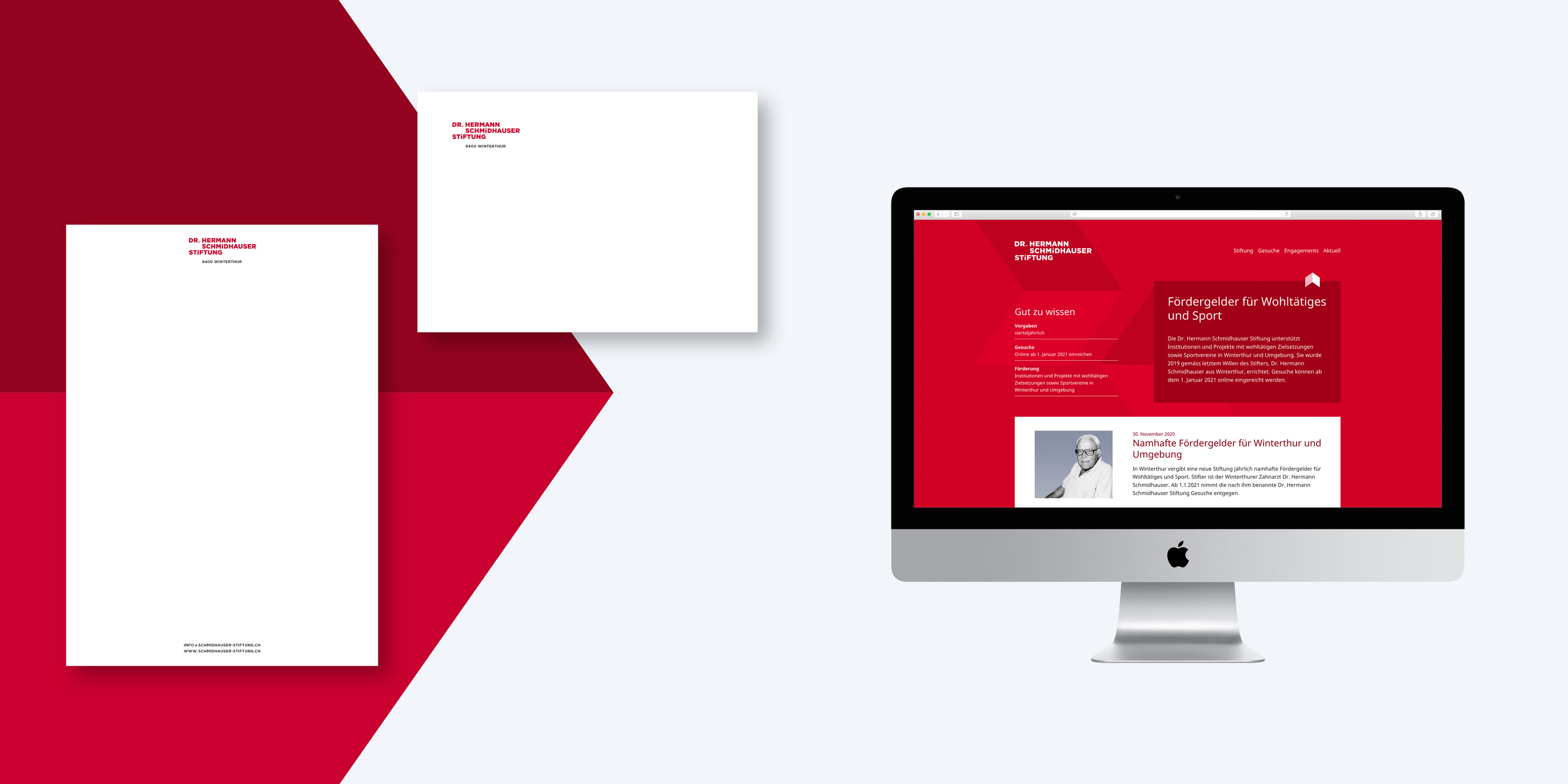 Neuauftritt: Corporate Identity, Website Content und Design, Medienarbeit