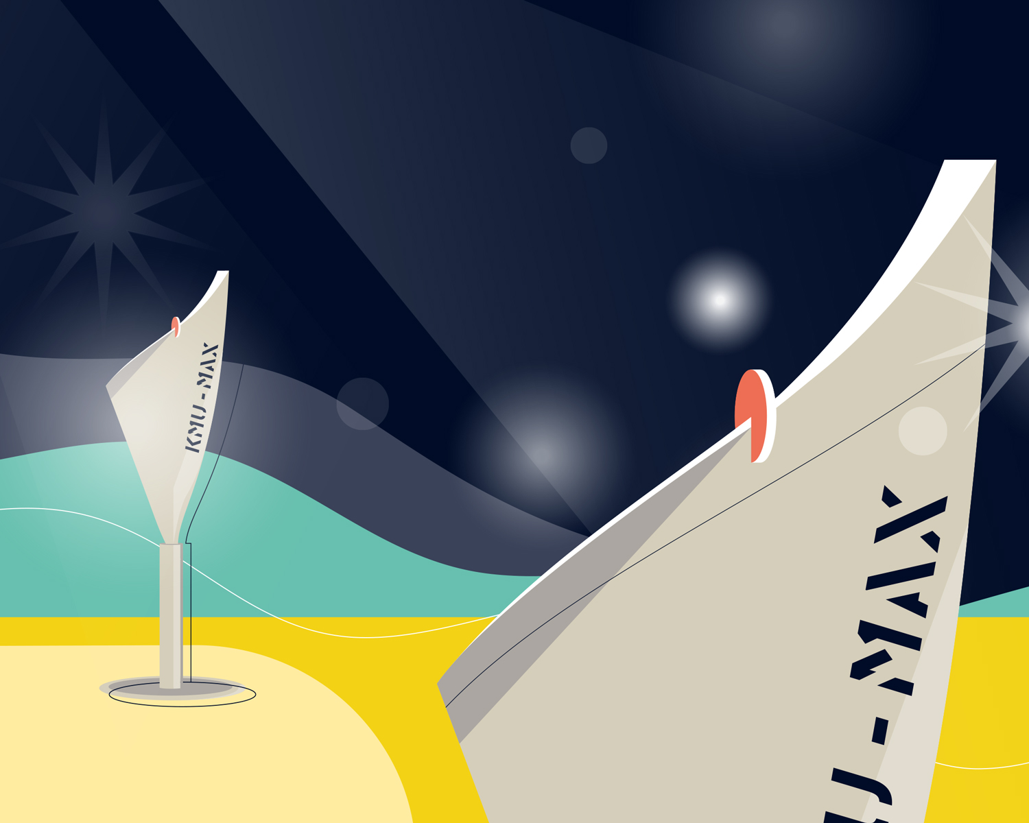 Illustration KMU-MAX in Zusammenarbeit mit Uwe Stettler von Die Illugrafen