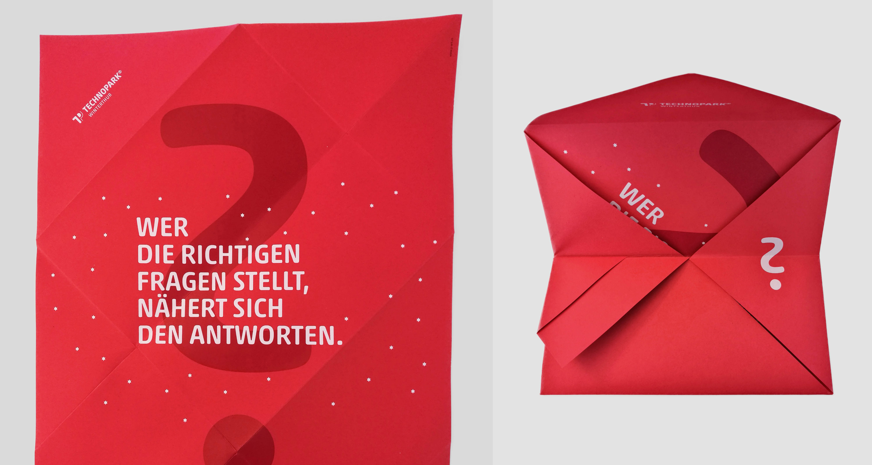 Neujahrsversand, Weihnachtskarte, spezielle Falzart