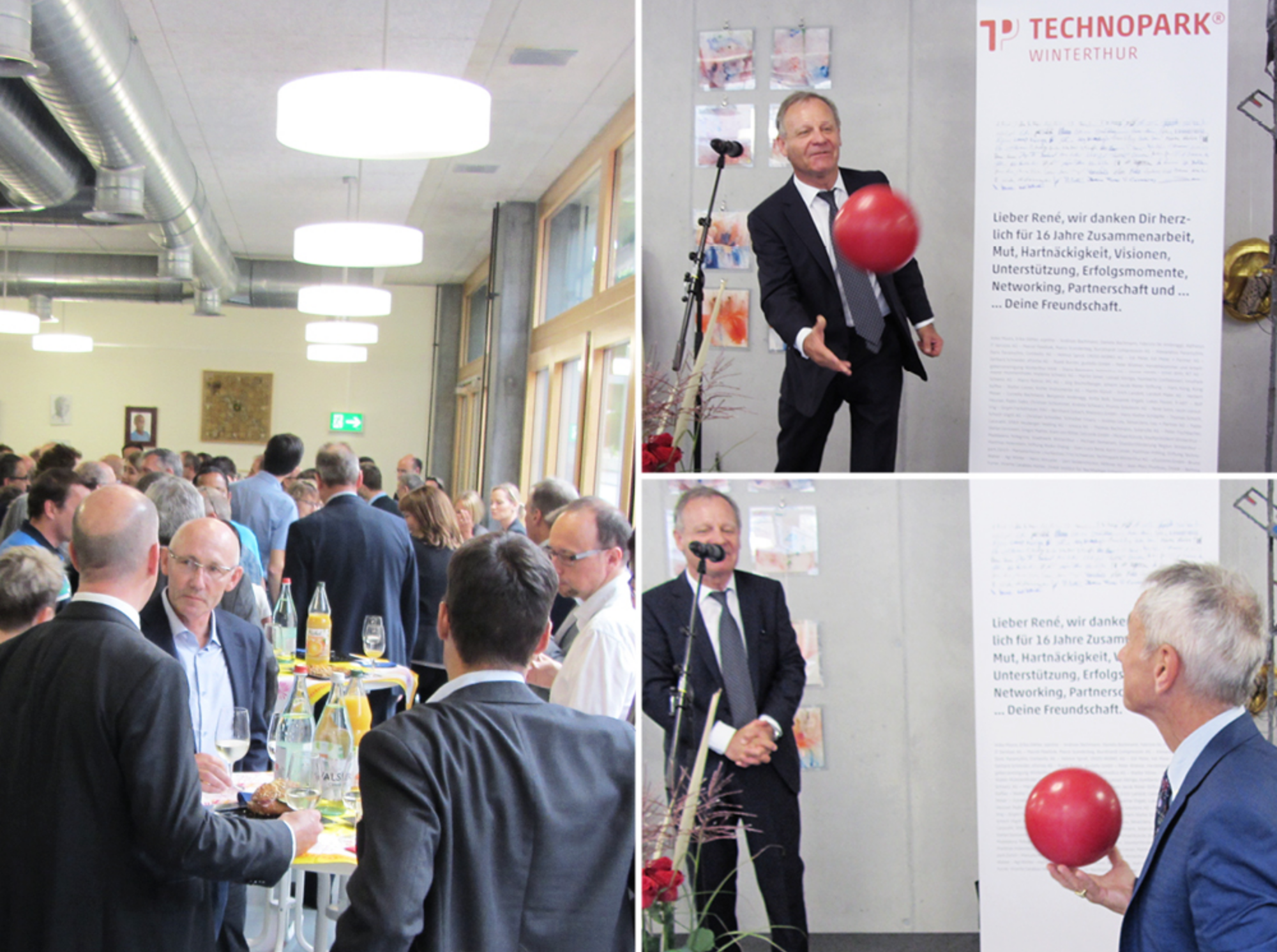 Stabsübergabe von einem Geschäftsleiter zum nächsten