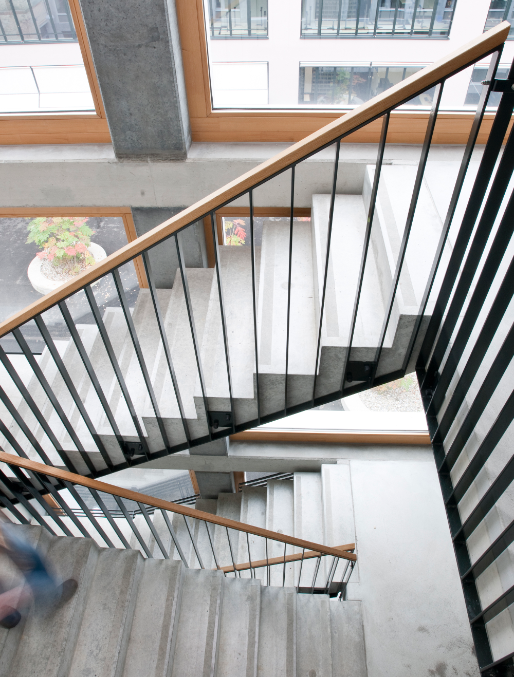 Treppenhaus im Technopark Winterthur